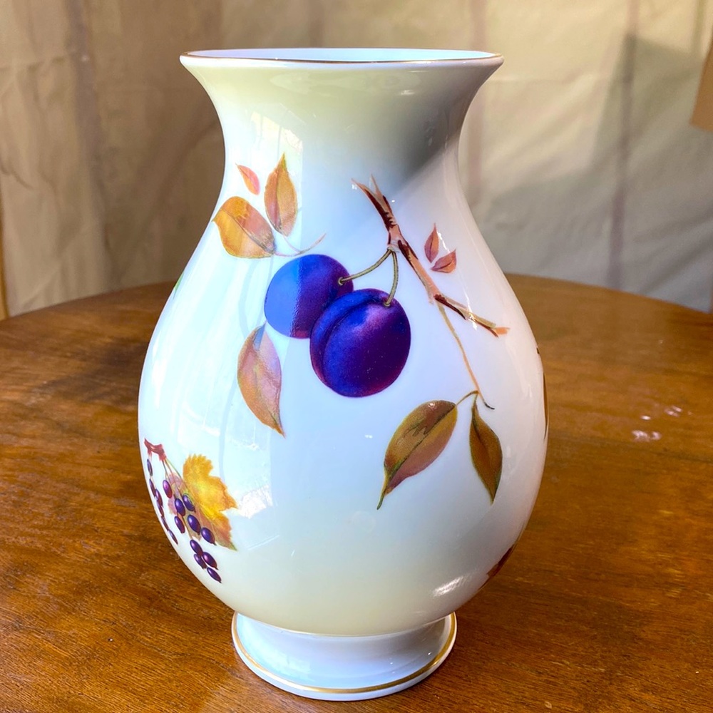 Royal Worcester Evesham Pattern Vase